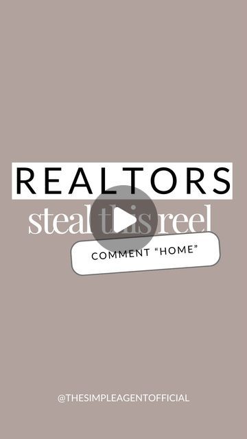 Ellen Nichols | Real Estate Agent Marketing on Instagram: "REALTORS — steal this reel!🙌 𝗛𝗢𝗪 𝗧𝗢 𝗦𝗧𝗘𝗔𝗟 ↓↓↓ ① - Make sure to like and 💾 SAVE this post so you don’t lose it! ② - 💬 Comment “HOME” and I’ll send you this reel template AND caption to use!! Seriously! 🚨This is important >> please follow me so the comment goes through! Otherwise, IG thinks I’m spamming you🙄 Now let’s get to the good stuff… 👉 What makes this type of reel successful?🤔 → First, it’s a great visual for your audience on the 2024 home buying timeline! → Second, making shorter reels (2-5 seconds) is a great way to increase your views. While they read your caption - your reel will loop over and over, resulting in more views! 👀 → Lastly, the caption I send you will have a call to action on it so you can sta Reel Template, Real Estate Agent Marketing, Marketing On Instagram, Please Follow Me, Call To Action, Estate Agent, Real Estate Agent, Home Buying, Make Sure