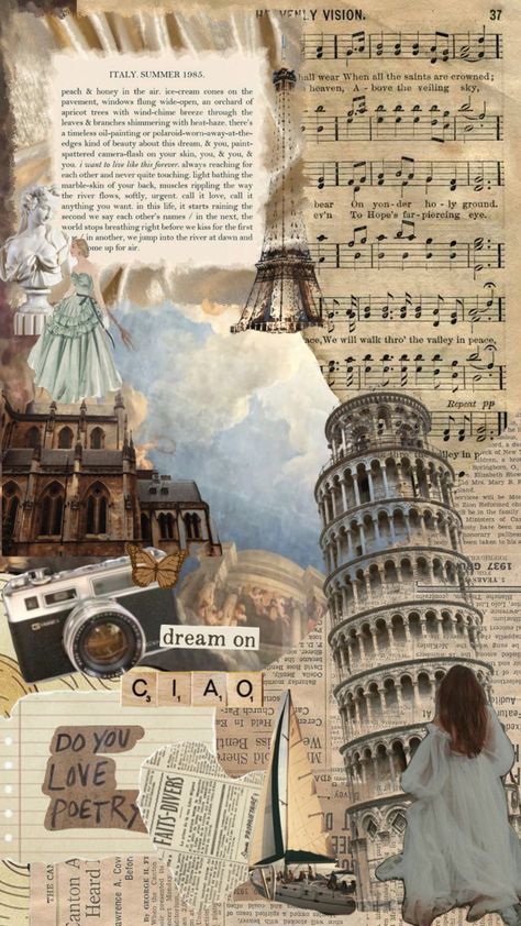 Scrapbook Architecture, School Collage Ideas Projects, Kolaj Wallpaper, Italy Collage, History Collage, Aviation Room, Marble Skin, City Collage, Aviation Theme