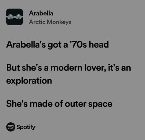 a modern lover with a '70s head✨ 70s Song Lyrics, 70s Lyrics, 70s Songs, Arctic Monkeys Lyrics, Arctic Monkeys, Monkeys, Song Lyrics, Songs, Music