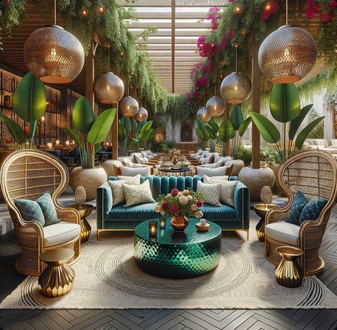 🇲🇽 Would you visit this Outdoor Restaurant? My @giLherrera concept of a Modern Mexican Hacienda Restaurant (digital renderings for a project) with a VERY Cabo VIBE!! (I’m enjoying the Rattan with Copper accents: what do you think?) . At CoLores Decor Our team is constantly experimenting with textures & “WOW” styles for a UNIQUE statement design for any room…Introducing TOP 🇲🇽 MeXican Artisan Design & CATAPULTING our culture’s Talent through the vision of our founder, GiL Herrera @giLherrera ... Mexican Resort Decor, Hacienda Restaurant, Modern Mexican Hacienda, Resort Decor, Mexican Hacienda, Modern Mexican, Design Restaurant, Copper Accents, Outdoor Restaurant