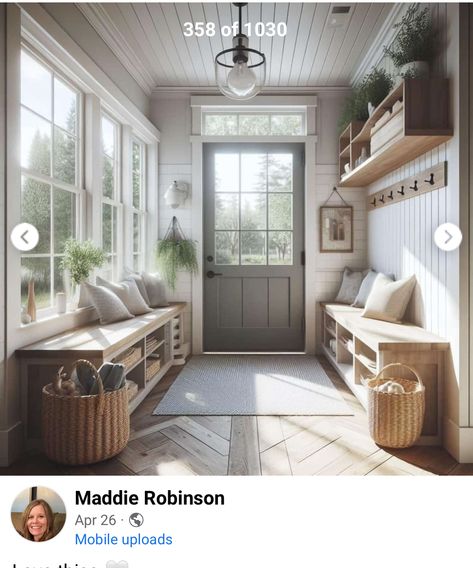 Mud Room Entrance, Mudroom Addition, Mudroom Remodel, Mudroom Decor, Mudroom Entryway, Entry Ideas, Mudroom Ideas, Mudroom Design, Mudroom Laundry