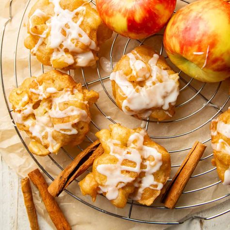 Vegan Apple Fritters How To Use Canned Peaches, Vegan Apple Fritters, Using Canned Peaches, Peach Fritters, Vegan Apple Cake, Vegan Apple Crisp, Dessert Breads, Peach Butter, Vegan Apple Pie