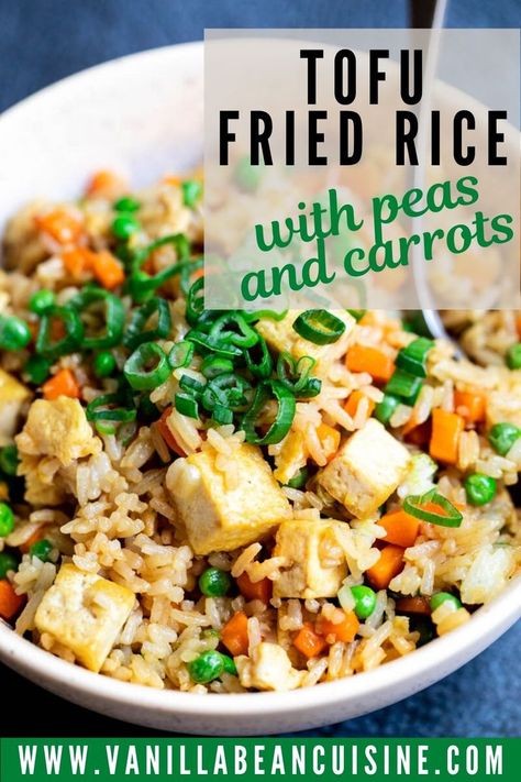 Kid Friendly Tofu Recipes, Stir Fried Rice Recipe, Tofu Ideas, Tofu Eggs, Tofu Fried Rice, Fry Tofu, Meals Summer, Tofu Fried, Crumble Cookie