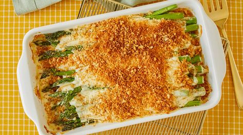 Baked Asparagus au Gratin