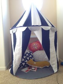 Ikea circus tent hack Lil Rugrats, Ikea Tent, Sunroom Playroom, Playroom Area, Tent Hacks, Magical Spaces, Childrens Tent, Ikea Ideas, Boy Rooms