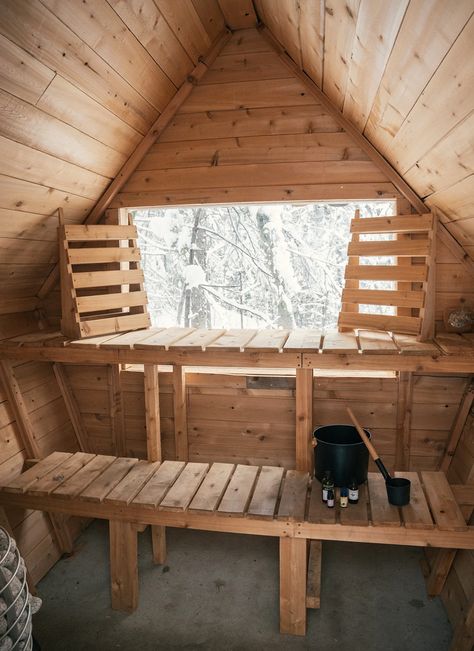 How to Build a DIY Sauna for $6k | Cost List & Pro Tips | Field Mag Sauna Plans Projects, How To Make A Sauna, Build A Sauna Diy, Build Your Own Outdoor Sauna, Wood Fired Sauna Outdoor, Backyard Sauna Diy, How To Build A Sauna, Diy Sauna Outdoor How To Build, Sauna Shed