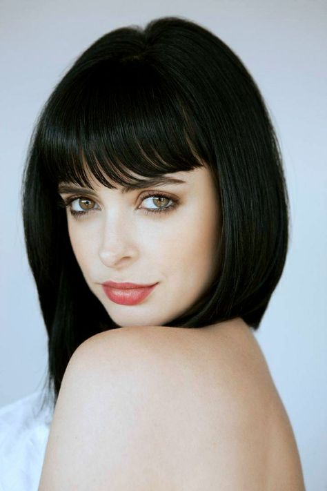 Kristin Ritter, Krysten Alyce Ritter, Kelly Lebrock, Krysten Ritter, Gothic Hairstyles, Model Inspo, Hair Reference, Breaking Bad, Beauty Face