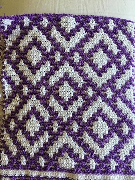 Shell Stitch Blanket, Mosaic Crochet Patterns, Modern Crochet Blanket, Crochet Shell, Stitch Blanket, Crochet Shell Stitch, Mosaic Crochet, Crochet Blanket Designs, Crochet Blanket Afghan