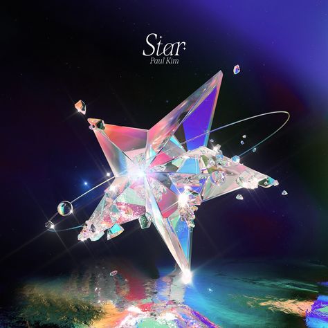 Paul Kim 3rd Mini Album "Star" Star Album Cover Design, New Year Logo, Crystal Illustration, Paul Kim, Star Illustration, Isometric Illustration, 3d Motion, Graphic Design Fonts, Motion Design Animation