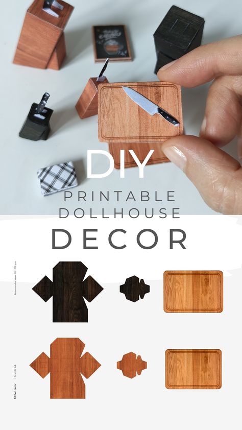 1 6 Scale Miniatures Printables Free, Diy Miniature Kitchen, Barbie Furniture Diy, Diy Doll House Furniture 1:12, Diy 1:12 Scale Miniatures, 1 12 Scale Miniatures Diy, 1/24 Scale Dollhouse Furniture Diy, Free Miniature Printables 1:12, Kitchen Printables Free