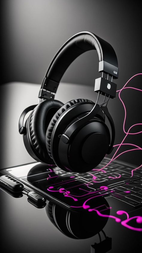 Headphone Art, Music Wallpaper Iphone, Dj Wallpaper, Cool Lock Screen Wallpaper, Cute Wallpapers For Android, Just Do It Wallpapers, Headphones Art, Samsung Galaxy Wallpaper Android, Iphone Wallpaper Music