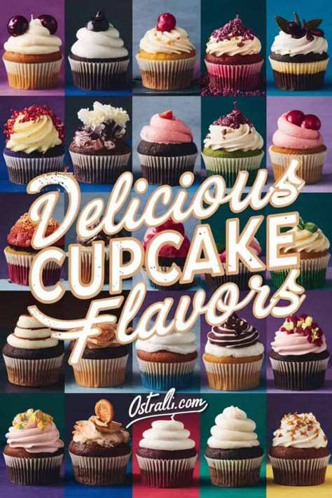 Explore a world of cupcake flavors that will spark your baking excitement. From rich chocolate to zesty lemon these sweet treats are perfect for any occasion. Whether you love classic vanilla or adventurous red velvet there’s a flavor here sure to inspire your next fun baking session. Happy baking!  https://ostrali.com/cupcakes-flavors/ Devils Food Cake Cupcakes, Creative Cupcake Flavors, Assorted Cupcakes, Cute Cupcakes For Kids, Cupcakes For Birthday, Gourmet Cupcakes Flavors, Fancy Cupcakes Decorating, Cupcake Flavor Ideas, Bake Sale Displays