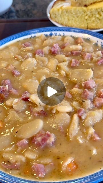 Christin on Instagram: "Creamy Butter Beans are unbelievably delicious with some cornbread. One of my favorite southern meals! So thick and creamy!  Recipe link in bio https://spicysouthernkitchen.com/creamy-butter-beans/  #southernfood #butterbeans #comfortfood #yum #homemade #recipe #instafood #foodblogger #dinnerideas #delicious" Butter Beans And Okra Recipe, Butter Beans Recipe Southern, Southern White Beans Recipe, Butterbean Recipes, Southern Meals, Butter Bean Soup, Butter Beans Recipe, White Bean Recipes, Okra Recipes