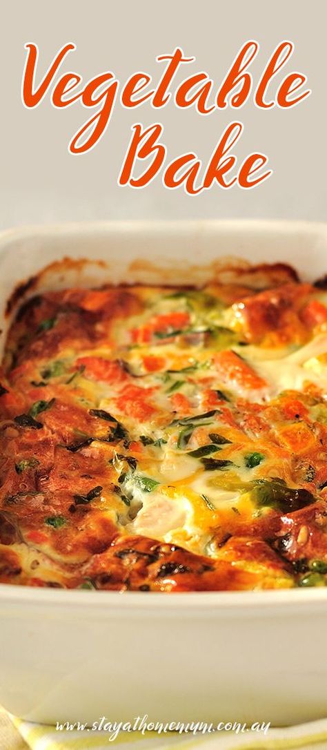 Veggie Drawer, Vegetable Bake Recipes, Vegetable Bake, Stay At Home Mum, Baked Veggies, Easy Vegetable, Veg Dishes, Baked Vegetables, Cooking Lessons