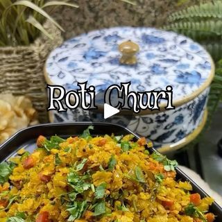 43K views · 1.1K reactions | Roti Churi 
Since it is made with leftover rotis, it comes together quickly. It was and still is my favorite snack when I suddenly feel hungry.

Masala Box @brickbrownofficial 
Roti box @brickbrownofficial 

Ingredients 
Leftover roti
Ghee
Jeera
Rai 
Green chilli 
Curry leaves 
Onion 
Carrot 
Capsicum 
Haldi 
Mirch
Salt
Chaat masala 
Sugar
Coriander 
Lemon 

#rotichuri #rotichurirecepie #roti #chapatichuri #punjabi #punjabitadka #panjabidish | GARIMA BHARGAVA | FOOD & TRAVEL | deliciousbygarima · Original audio Masala Roti Recipe, Leftover Roti Recipes, Leftover Roti, Roti Recipe, Chaat Masala, Green Chilli, Feeling Hungry, Curry Leaves, Favorite Snack