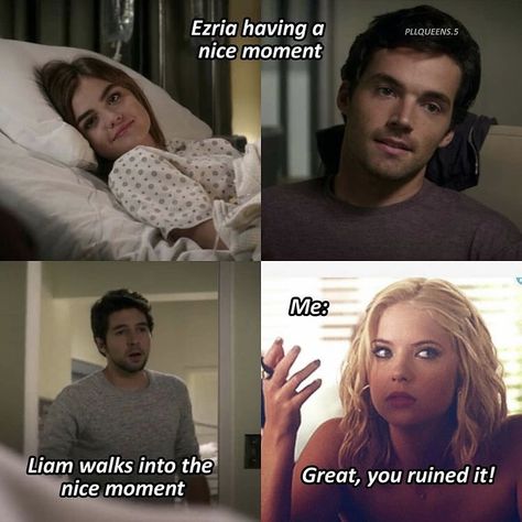 PLL memes 😂 Pll Memes Funny, Pll Logic, Pll Memes, Pll Funny, Pll Cast, The Vampire Diaries Universe, Vampire Diaries Universe, Forever In My Heart, What Ever