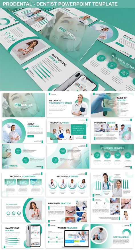 Dental Room, Medical Template, Dokter Gigi, Dinner Invitation Template, Dental Marketing, Powerpoint Presentation Design, Presentation Design Template, Dental Lab, Dinner Invitation