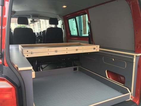 Vw T6 Bed Ideas, Kombi Interior, Hiace Camper, Fold Out Bed, Kangoo Camper, Campervan Bed, Mercedes Camper, T4 Camper, Camper Beds