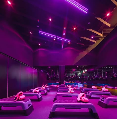 dongqi Architects · KO · Divisare Spin Studio Design, Yg Building, Fitness Advertising, Indoor Cycling Studio, Gym Vision Board, Reformer Pilates Studio, Fitness Design Gym, Gym Design Ideas, Fitness Center Design