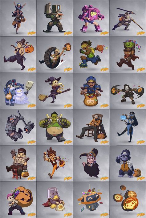 Overwatch on Halloween Overwatch Halloween Art, All Overwatch Character, Overwatch Sprays, Overwatch Halloween, Overwatch Drawings, Overwatch Funny, Overwatch Wallpapers, Soldier 76, Overwatch Memes