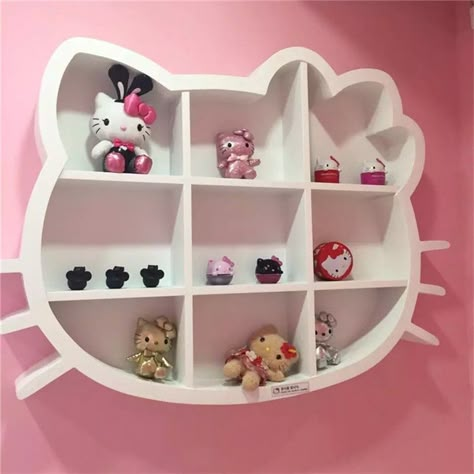 Hello Kitty Shelf, Hello Kitty Furniture, Hello Kitty Decorations, Hello Kitty Bedroom, Hello Kitty Room, Hello Kitty Room Decor, Hello Kitty Merchandise, Kitty Room, Hello Kitty House