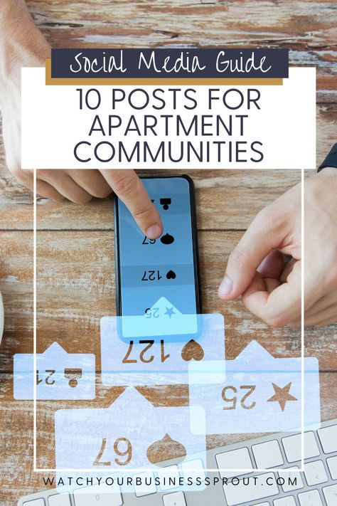 Do you ever get stumped about what to post on your community’s social media feed? Coming up with consistent posts and fun apartment marketing ideas for Facebook, Instagram and any digital marketing for apartments can be exhausting. That’s why I’ve outlined a few of my favorite types of posts to increase traffic to your apartment community. These work really well for all types of communities, but especially for lease up marketing. Apartment Lease Up Marketing Ideas, Apartment Social Media Ideas, Apartment Instagram Posts, Apartment Social Media Post Ideas, Apartment Leasing Ideas, Apartment Social Media Post, Apartment Community Events, Apartment Social Media, Apartment Marketing Ideas