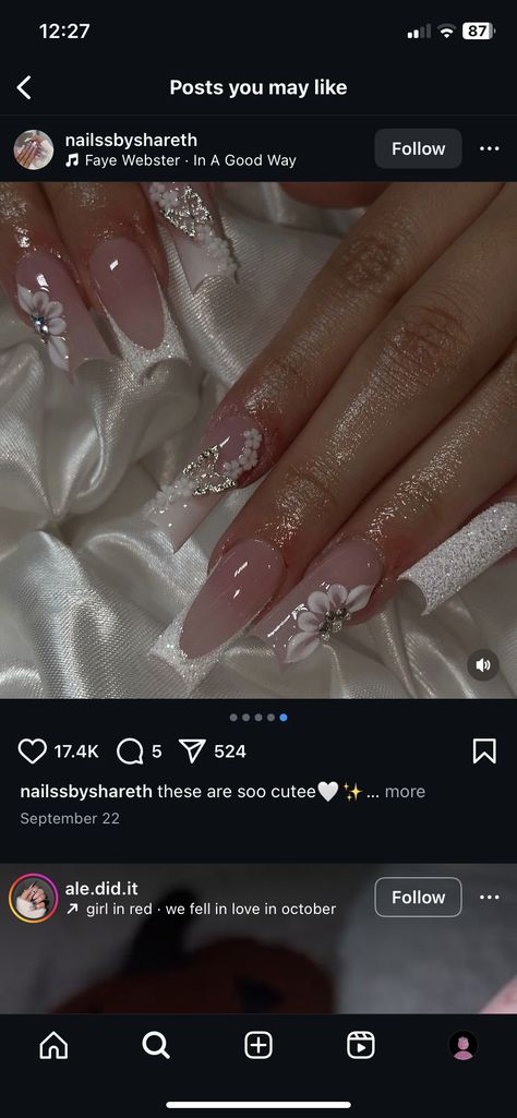 Faye Webster, Shape Nails, We Fall In Love, Nail Inspo, Falling In Love, Nails