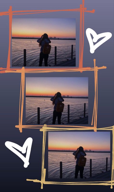 Idea For Insta Story, Sunset Insta Story, Instagram Story App, Sunset Quotes Instagram, Instagram Collage, Instagram Creative Ideas, Instagram Inspiration Posts, Friend Poses Photography, Instagram Layout