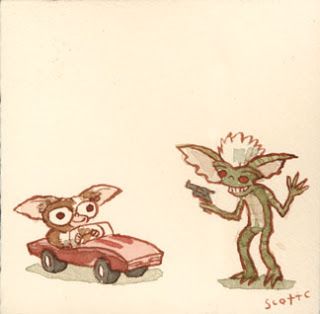 Gremlins Scott C Movie Art, Mindless Doodles, Movie Doodles, Great Showdowns, Movie Drawings, Scott C, Scott Campbell, Fav Movies, Film History