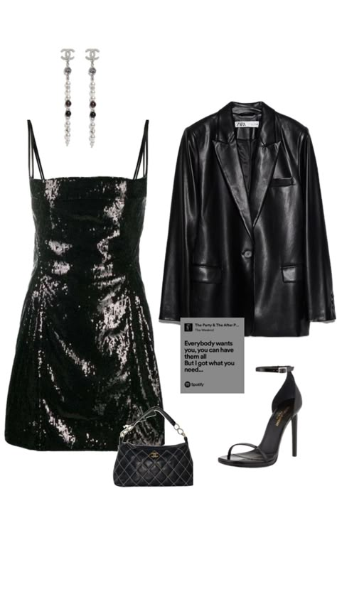 #outfitinspo #stargirl #stargirlaesthetic #theweeknd #blackdress Stargirl Aesthetic The Weeknd Outfits, Star Girl Dress, Concert Outfit Ideas Sparkly, Concert Dress Outfit Night, Stargirl Outfits Aesthetic, Stargirl Fits, Stargirl Costume, Stargirl Dress To Impress, Stargirl Dress