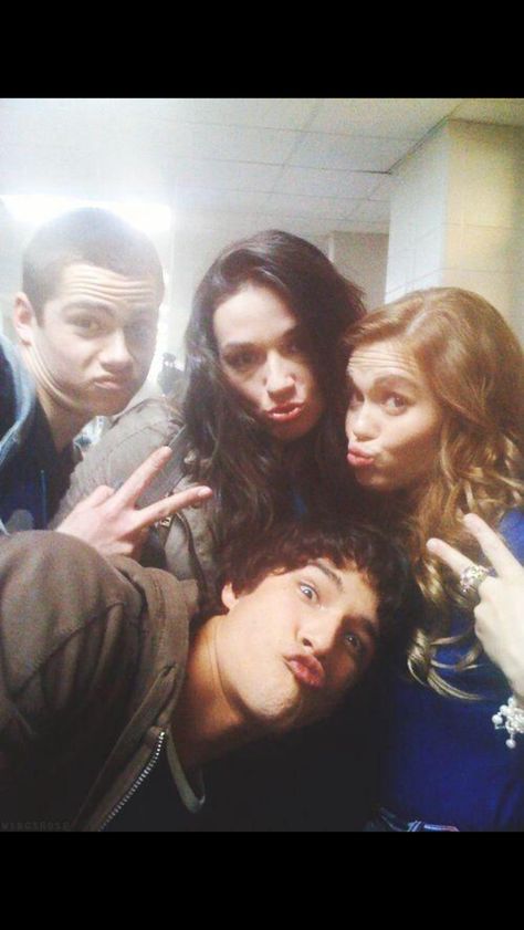 Scott, Stiles, Lydia and Allison. Teen Wolf