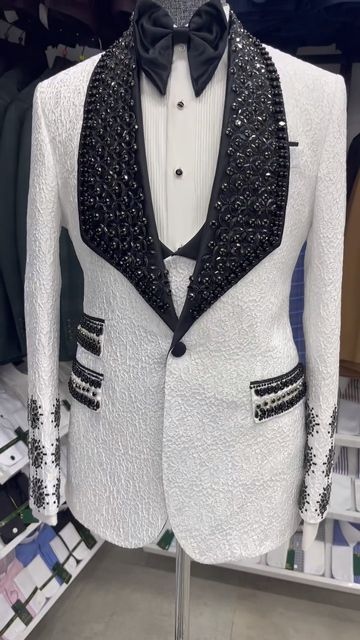 Royal Apparel (Supreme Suits) shared a post on Instagram: "Not all tuxedos are created equal - Handmade Rhinestones • • #luxury #mensclothing #mensgrooming #style". Follow their account to see 1420 posts. Mens Luxury Fashion, Man Style, Formal Suits, Tuxedos, Mens Luxury, Men's Grooming, Post On Instagram, Wedding Outfit, Mens Outfits