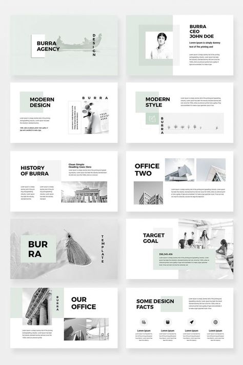 Portfolio Design Layouts, Design Portfolio Layout, Design De Configuration, Simple Powerpoint, Mises En Page Design Graphique, Presentation Slides Design, Presentation Design Layout, Design Powerpoint, Portfolio Design Layout