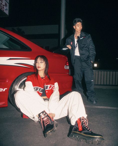 Outlander Magazine on Twitter: "88rising x Honda 88 Type-R (2023) https://t.co/cBTiYk7CYO" / Twitter Street Fashion Photoshoot, Car Photoshoot, Creative Shot, Photoshoot Concept, Cool Poses, Flash Photography, Pre Wedding Photoshoot, All Black Outfit, Red Outfit