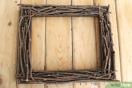 Twigs Diy, Twig Frame, Twig Art, Rustic Picture Frames, Rustic Pictures, Old Picture Frames, Halloween Eye Makeup, Picture Frame Decor, Halloween Eyes