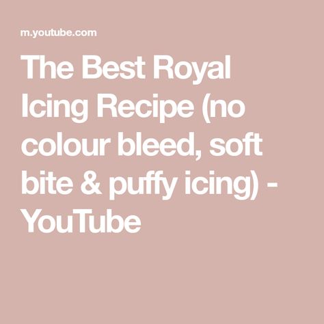 Soft Royal Icing For Cookies, Soft Bite Royal Icing Recipe, Puffy Royal Icing Recipe, Puffy Royal Icing, Soft Royal Icing, Best Royal Icing, Vanilla Icing Recipe, Fondant Recipes, Best Royal Icing Recipe