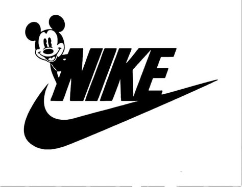 Disney Logo Black And White, Nike Logo Svg, Nike Mickey Mouse Logo, Mickey Mouse Shirt Svg, Diy Shirt Printing, Adidas Logo Art, Nike Svg, Mouse Logo, Tshirt Printing Business