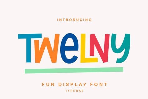 Free download of Twelny Font. Released in 2023 by Typebae and licensed for personal-use only. Click now to create a custom image with your own words that you can download. Quirky Fonts Free, Quirky Fonts, Blog Font, Commercial Use Fonts, Popular Fonts, Cursive Fonts, Commercial Fonts, Game App, Font Generator