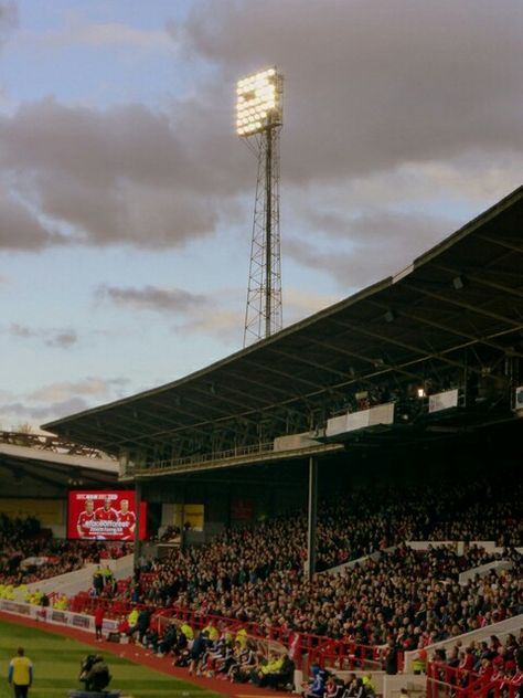 City ground, Nottingham. Report at http://www.peenvogel.nl/?page_id=9390 City Ground Nottingham, Nottingham Forest Fc, Nottingham Forest, Nottingham, T B, Seattle Skyline, The City, The One, Forest