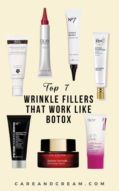 😘 best anti aging creams, best anti wrinkle eye cream, best skincare routine for aging skin 😍 #dermatology #moisturizing #psoriasis Best Wrinkle Filler, Regular Skin Care Routine, Wrinkle Remedies, Wrinkle Filler, Skin Lightener, Erase Wrinkles, Minimize Wrinkles, Wrinkle Serum, Under Eye Wrinkles