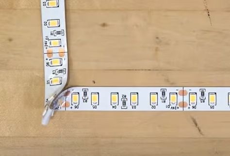 How To Install LED Strip Lights Around Corners? - LEDYi Lighting How To Set Up Led Strip Lights, Trim With Led Lights, How To Install Led Strip Lights, Where To Put Led Strip Lights, Led Strip Lighting Ideas, Led Lighting Ideas, Installing Led Strip Lights, Led Light Projects, Solar Lights Diy