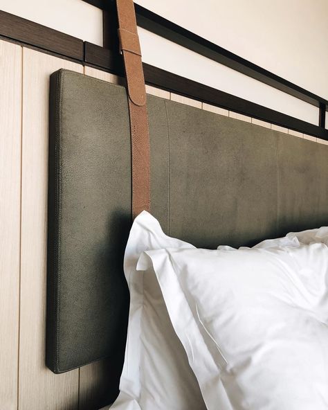 Madeleine Baxter Design on Instagram: “this cold monday morning has me wishing i could snuggle back into this bed at @sofiteldarlingharbour | because these leather bedhead…” Cold Monday Morning, Leather Bedhead, Bedhead Design, Baxter Design, Mens Bedroom Decor, Scott Living, Park House, Mens Bedroom, Leather Bed