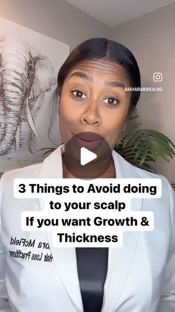 Abra Kadabra Hair & Healing on Instagram: "3 Things to Avoid doing to your scalp if you want Growth & Thickness. Lock in 

Comment the word “START” for FREE access to our HAIR OF YOUR DREAMS Hair Growth & Wellness Guide for more healthy hair tips for optimum HAIR GROWTH

By the way, we are currently having a 25% OFF sale 😮

⭐️Comment the word “SHOP” and I will send you the link with the code 

#hairgrowth #hair #haircare #naturalhair #healthyhair #hairgoals #hairloss #hairstyles #pov curlyhair #hairtransformation #natural #longhair #protectivestyles #hairoil #hairgrowthproducts  #hairgrowthoil #alopecia #hairgrowthtips #naturalhairstyles #hairgrowthjourney #hairproducts" At Home Hair Growth Remedies, Hairgrowth Natural Hair Tips, How To Grow Thicker Hair, Hairloss Hairstyles, Wellness Guide, Alopecia Hairstyles, Grow Thicker Hair, Scalp Hair Growth, Thick Hair Growth