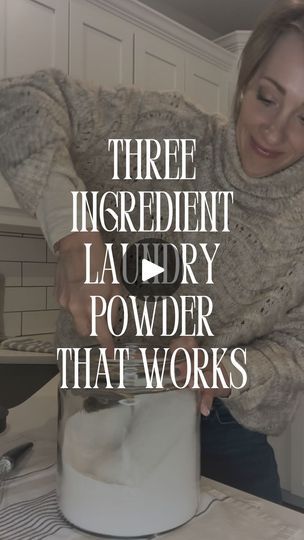 65K views · 300 reactions | Details here 👇🏼

This 3 ingredient laundry powder has been one of my most popular recipes, so I wanted to share it again for you! Plus, I’ve updated the 3 free recipe mini guide! 

While this video says to use Epsom salt, I have a caveat…

Friends, Epsom salt is not actually a salt, it’s a mineral solution of magnesium sulfate. Which is lovely for detox baths, BUT will harden the water for laundry. I have included the recipe in the mini guide to have kosher salt added in place of the Epsom salts.

It sounds like a simple recipe, but it works so well!

Add anywhere from 1 tablespoon up to 1/2 cup of detergent depending on the size of the load and the soil level.

I’ll send you the links to all the ingredients I used, plus the jars and the labels. Comment “3 FRE Natural Homemade Cleaning Recipes, Diy Natural Detergent, Detox Baths, Homemade Detergent, Homemade Cleaning Recipes, Best Laundry Detergent, Laundry Detergent Recipe, Diy Laundry Detergent, Powder Laundry Detergent