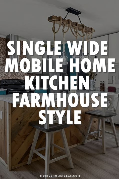 Single Wide Mobile Home Kitchen, Mobile Home Kitchen Cabinets, Single Wide Mobile Home, Mobile Home Kitchens, Countertop Choices, Farmhouse Makeover, Kitchen Cabinet Color Ideas, Single Wide Mobile Homes, Mobile Home Makeover