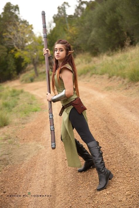 Wood Elf Costume, Diy Elf Costume, She Kills Monsters, Woodland Elf, Elf Cosplay, Forest Elf, Wood Elf, Elf Costume, Ren Fest