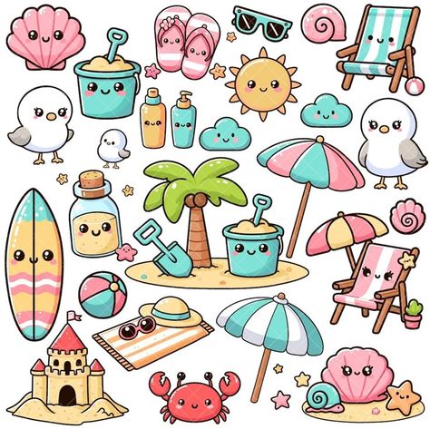 This Digital Drawings & Illustrations item by LovelyLovelyScribble has 70 favorites from Etsy shoppers. Ships from United States. Listed on Jul 1, 2024 Kawaii Foods Draw, Kawaii Camping Drawing, Summer Cartoon Drawings, Beach Doodles Easy, Kawaii Drawings Food, Summer Drawings Aesthetic, Cute Aesthetic Doodles, Cute Summer Drawings, Cute Food Drawings Kawaii