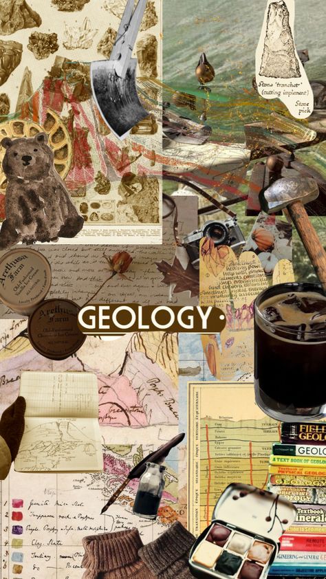 Geology Aesthetic Wallpaper, Geology Major Aesthetic, Geoscience Aesthetic, Geophysics Aesthetic, Geologist Aesthetic, Geology Wallpaper, Geology Notes, Archeologist Aesthetic, Geology Aesthetic