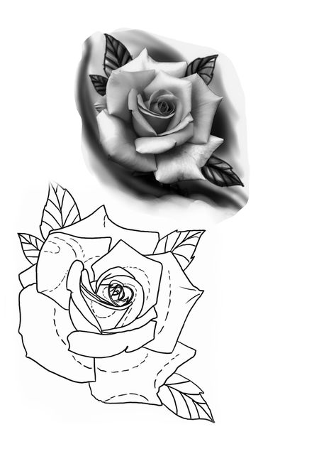 Realism Rose Tattoo Stencil, Rose Vein Tattoo, Shaded Roses Tattoo, Shading Tattoos, Dark Angel Tattoo, Black And Grey Rose Tattoo, Chest Tattoo Stencils, Rose Tattoo Stencil, Tattoo Lettering Alphabet