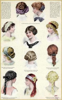 Edwardian hairstyles for teenage girls 1910 Hairstyles, 1910 Hair, Historical Hairstyles, Edwardian Hairstyles, 1910s Fashion, 20th Century Fashion, Boys Fashion, Old Fashion, Edwardian Fashion